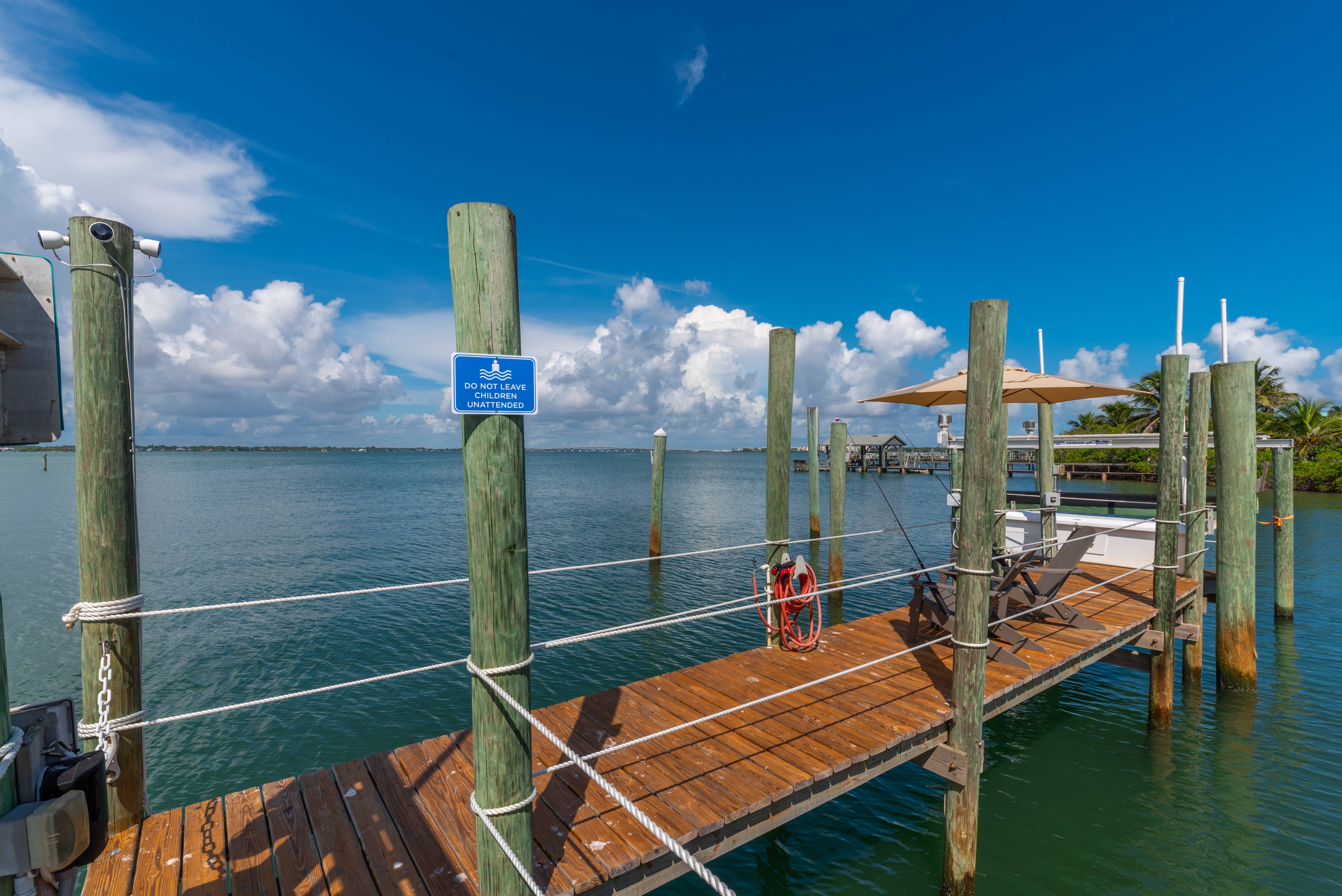 Pensacola beach rentals with boat dock