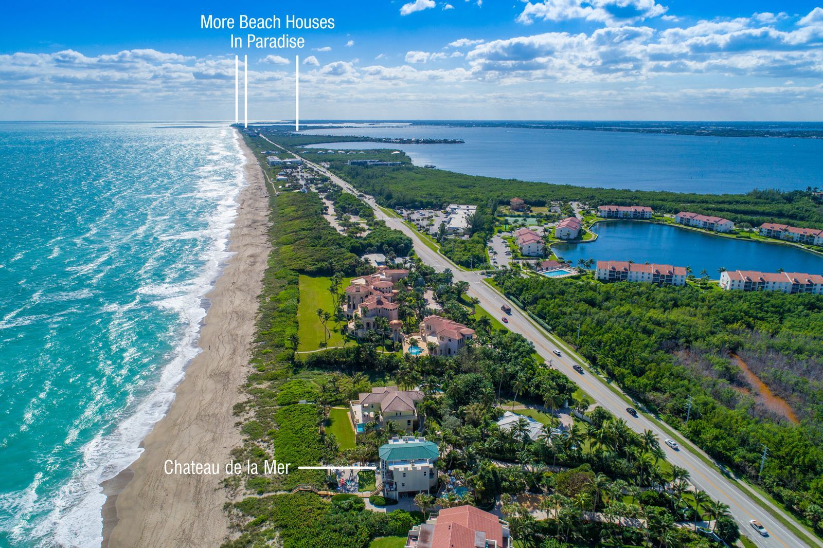 Aerial Photos: Hutchinson Island Beach House Rentals