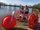 guest on an aquacycle water trike on the Indian River